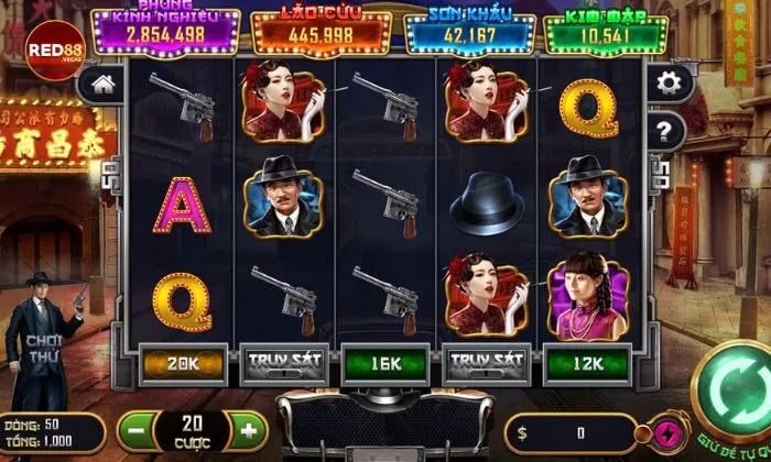 Luật chơi slot game bến Thượng Hải Red88 dễ hiểu